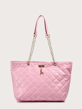 Load image into Gallery viewer, QUILTED TOTE BAG - AVAILABLE IN 3 COLORS