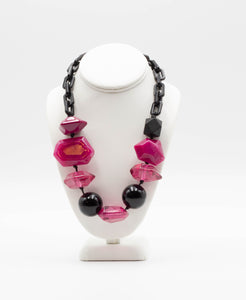 MAGENTA BLITZ NECKLACE