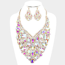 Load image into Gallery viewer, GLAMOUR GIRL LONG AB NECKLACE SET
