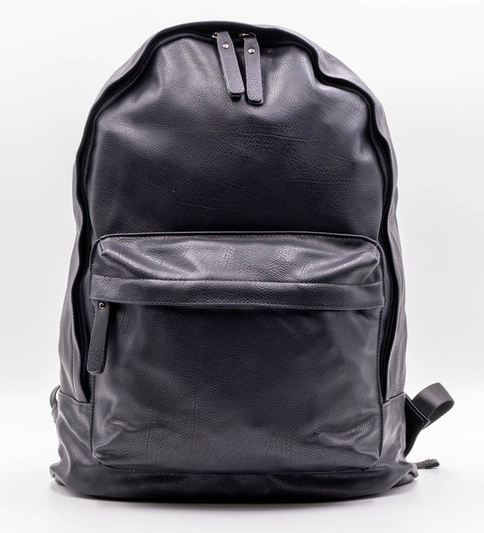 BLACK VEGAN SWAG BACKPACK