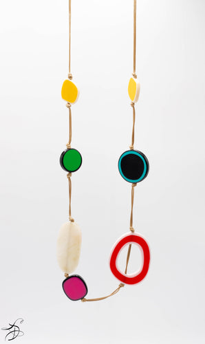 MULTI COLOR CIRCLES - RED, GREEN, YELLOW, PINK, BLACK & WHITE 16