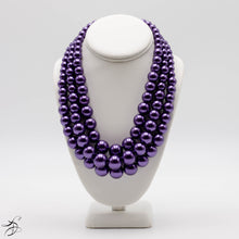 Load image into Gallery viewer, FAUX PEARL NECKLACE AND EARRING SETS - AVAILABLE IN 4 COLORS
