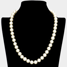 Load image into Gallery viewer, PRINCESS PEARL NECKLACE - SINGLE STRAND
